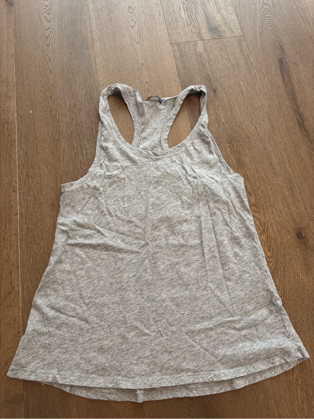 Women’s Gray Racerback Tank Top